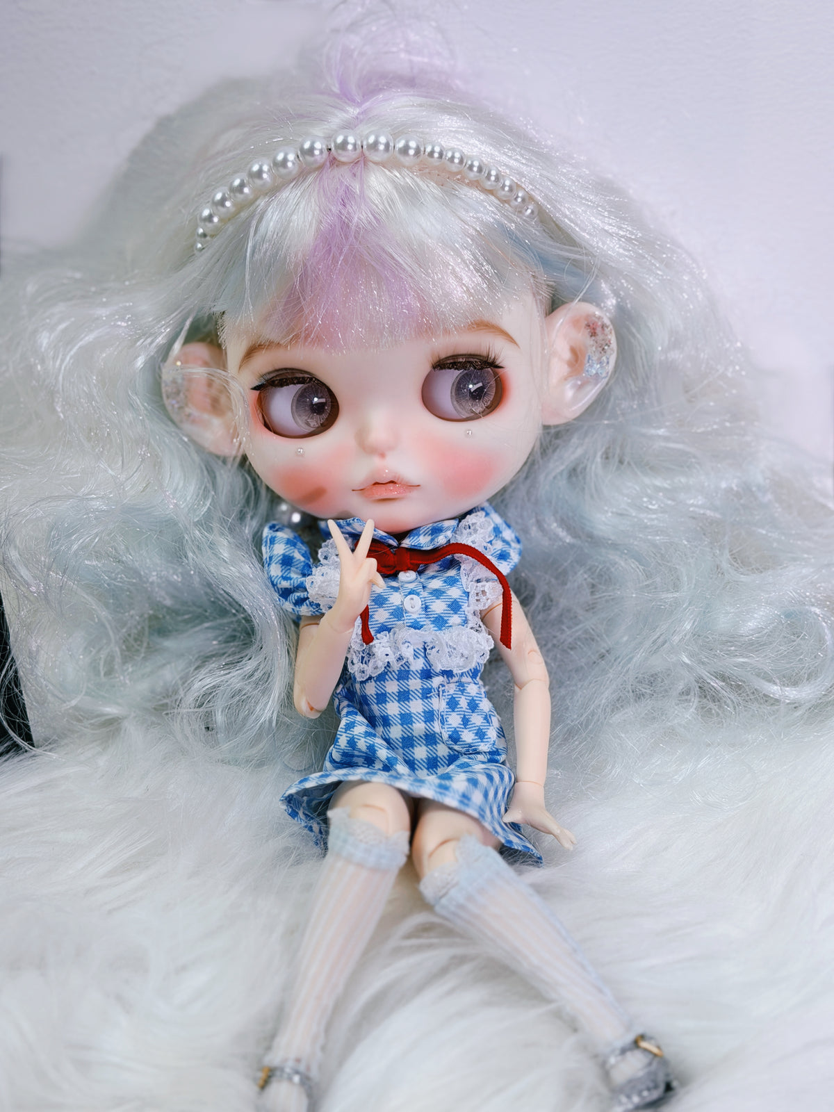 #2 [ Pearly ] – Hand-Modified Doll -Ready To Ship