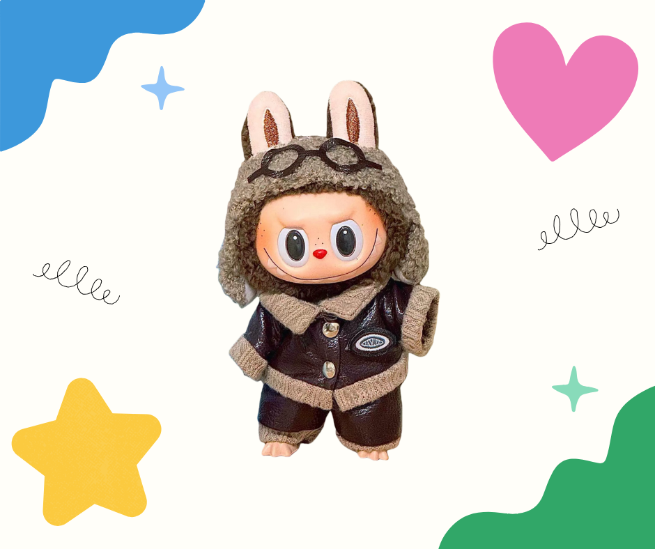 Brown Leather Jacket Set