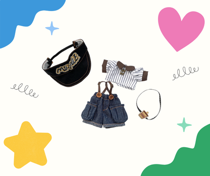 Mini Overall Outfit Set
