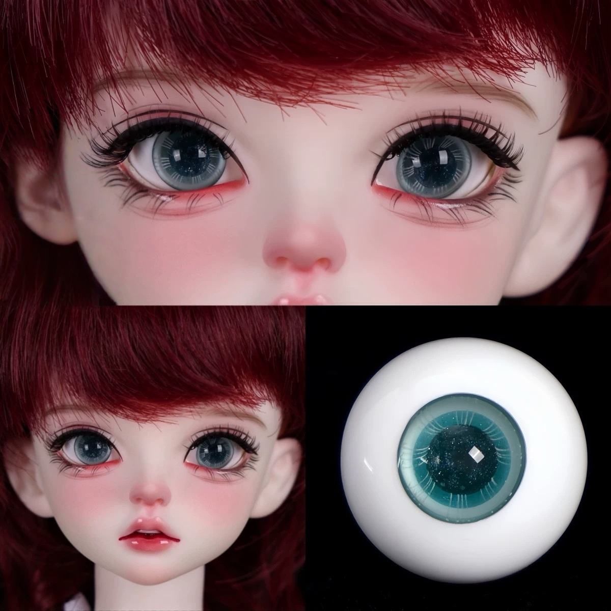 【Glass Eyes 】Green Collection Small Iris  for BJD Dolls
