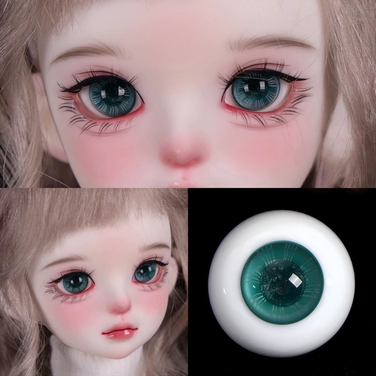 【Glass Eyes 】Green Collection Small Iris  for BJD Dolls