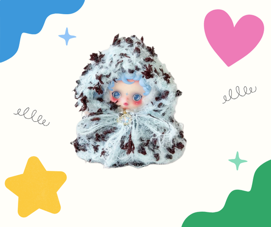 Handwoven Knit Cloak Set  Series -Seal Salt Blend