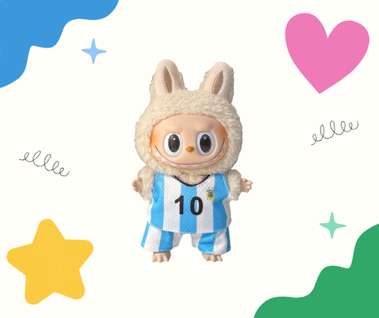 Classic Ball Jersey Set - Blue & White Stripe