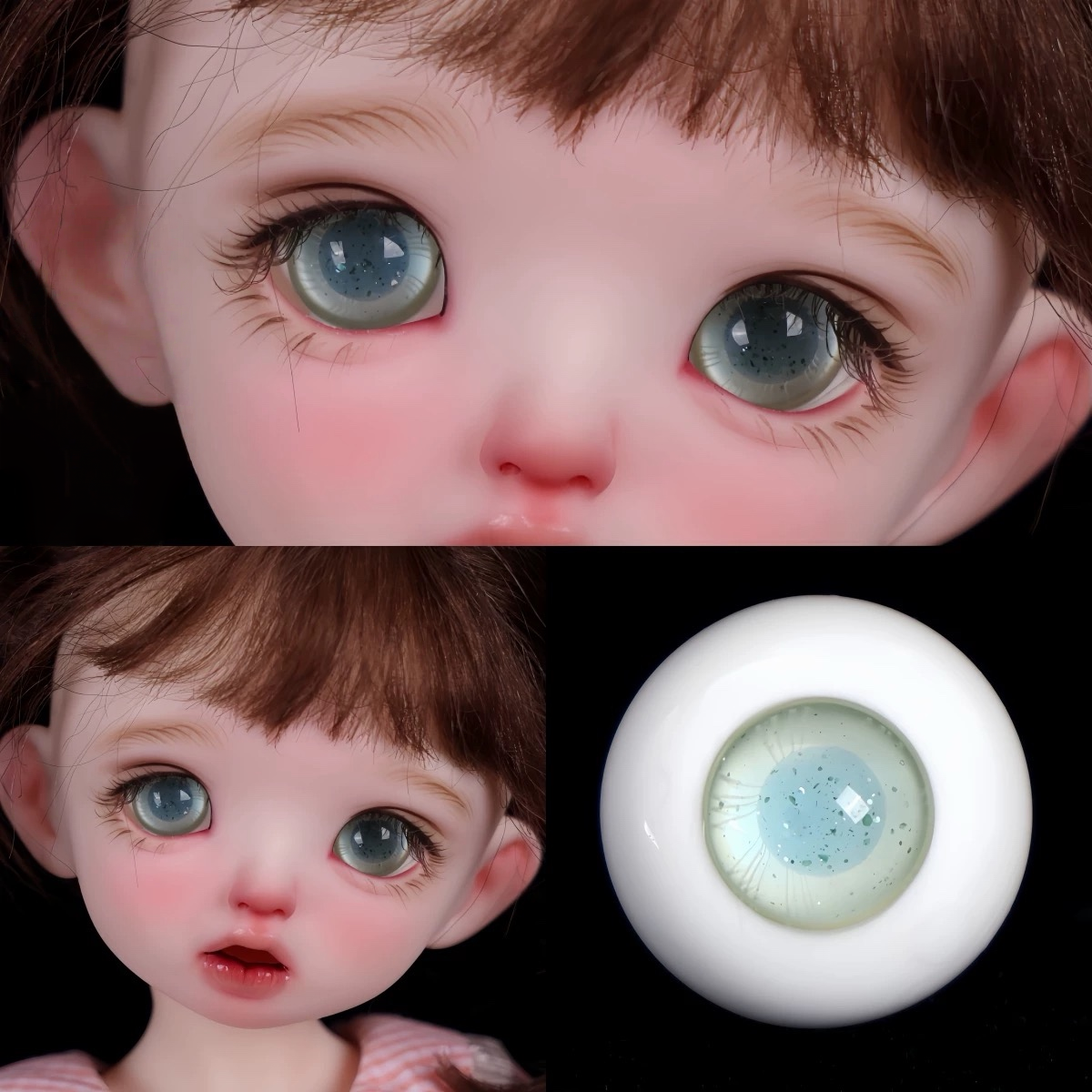 【Glass Eyes 】Green Collection Small Iris  for BJD Dolls