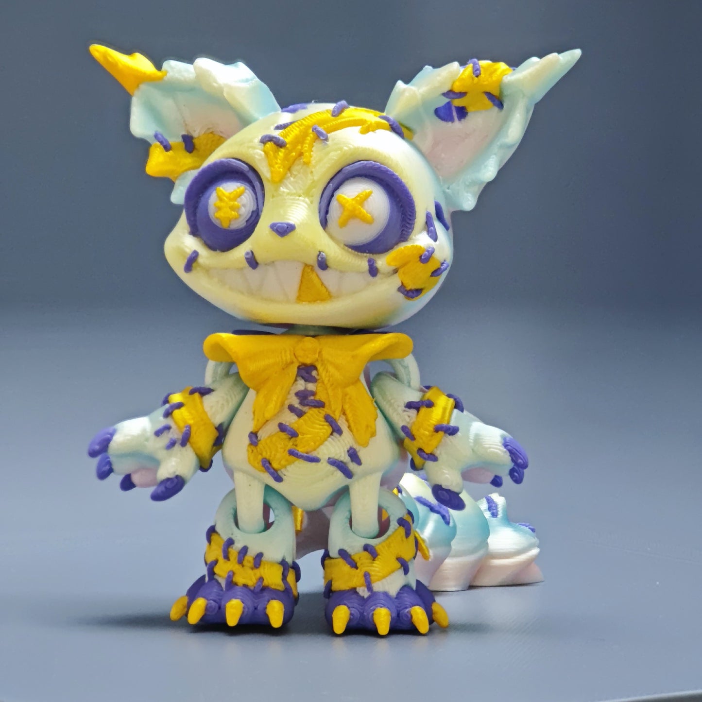 Mutant Cat | 3D Printed Articulated Horror Collectible