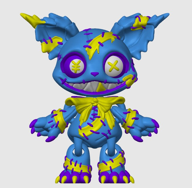 Mutant Cat | 3D Printed Articulated Horror Collectible