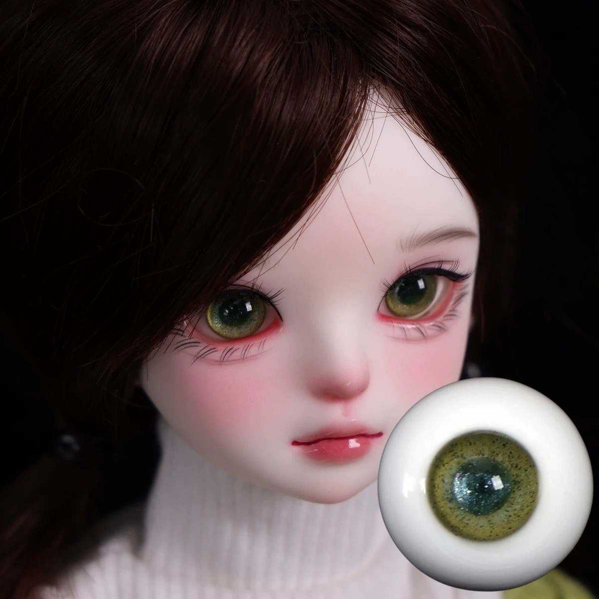 【Glass Eyes 】Green Collection Small Iris  for BJD Dolls
