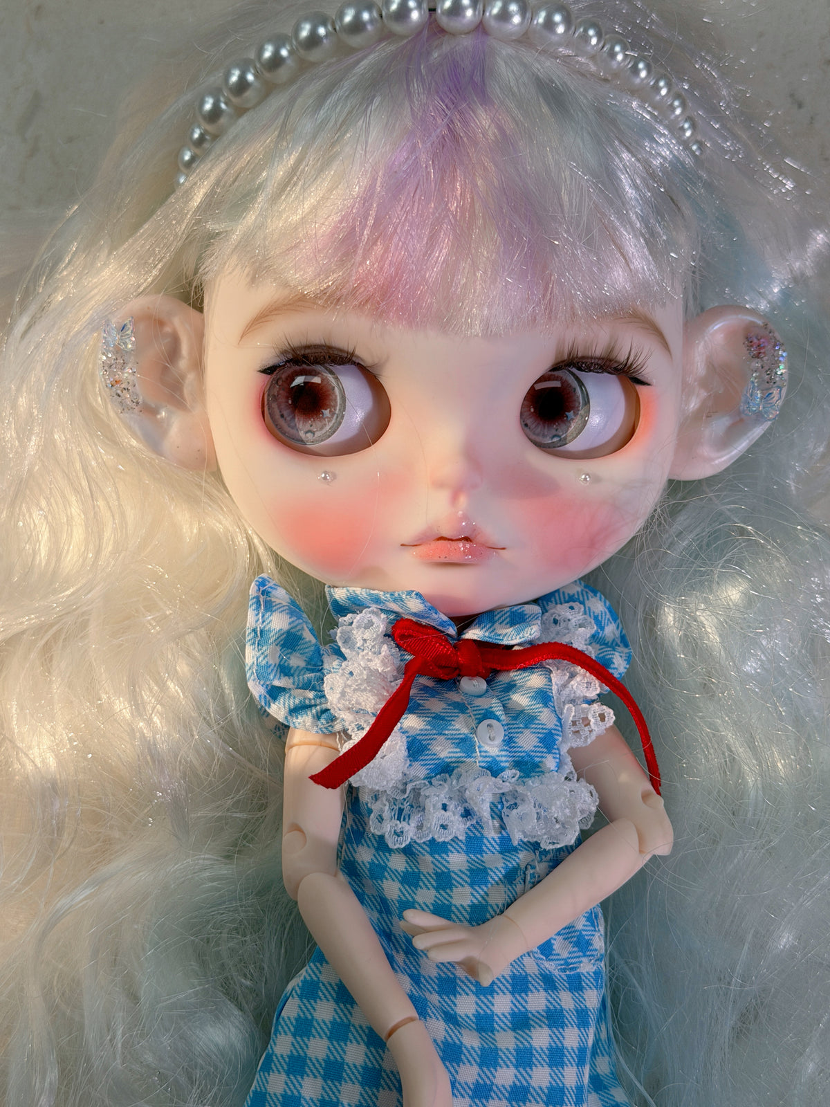 #2 [ Pearly ] – Hand-Modified Doll -Ready To Ship