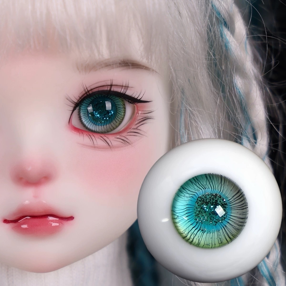 【Glass Eyes 】Green Collection Small Iris  for BJD Dolls
