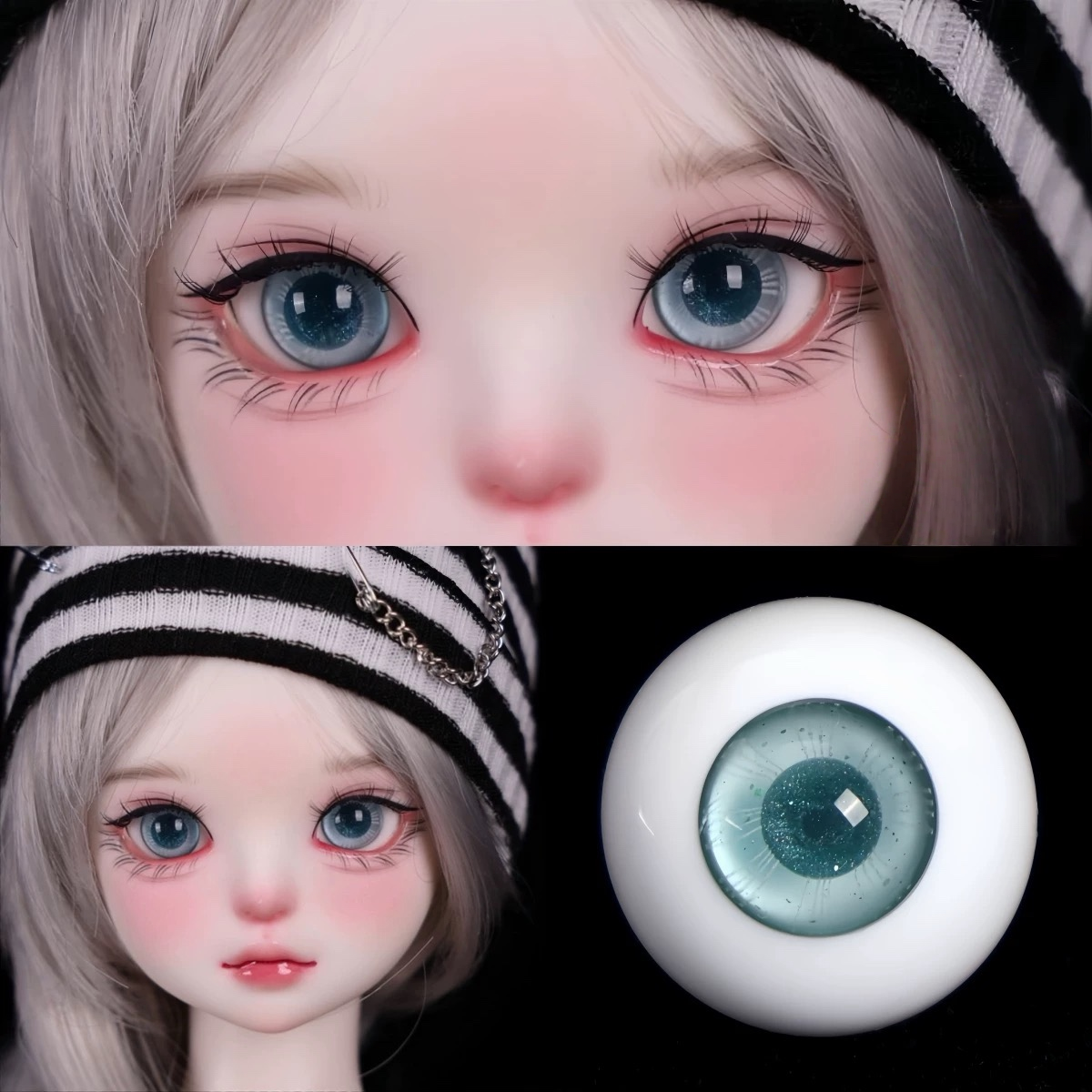 【Glass Eyes 】Green Collection Small Iris  for BJD Dolls