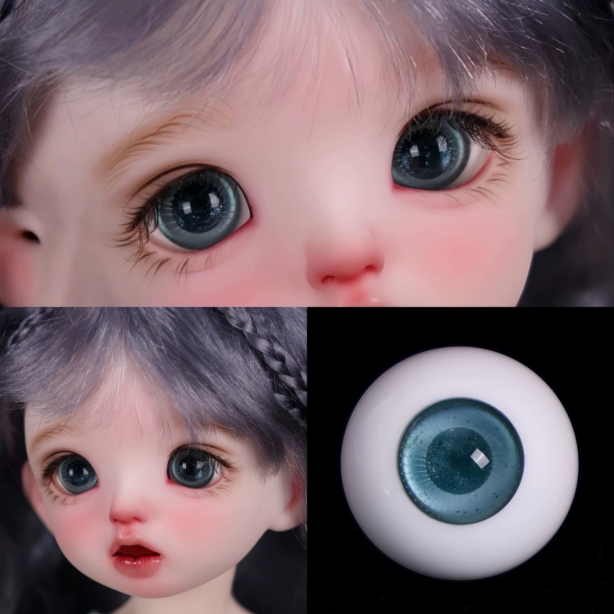 【Glass Eyes 】Green Collection Small Iris  for BJD Dolls