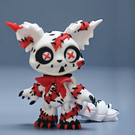 Mutant Cat | 3D Printed Articulated Horror Collectible