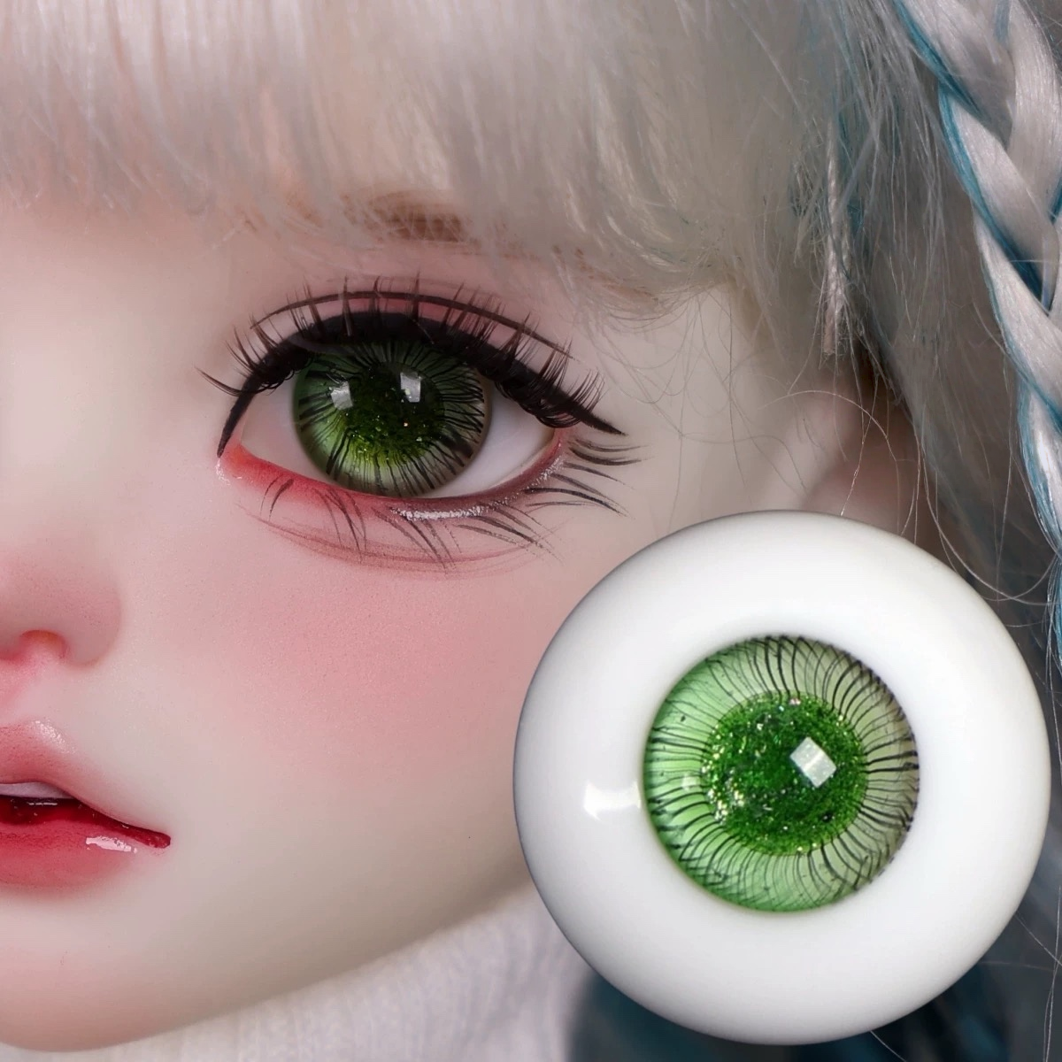 【Glass Eyes 】Green Collection Small Iris  for BJD Dolls