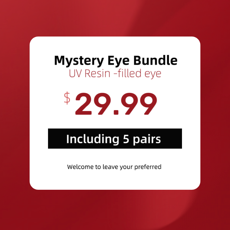 【Resin Eyes】BJD Mystery Eye Bundle – 5 Pairs of Random