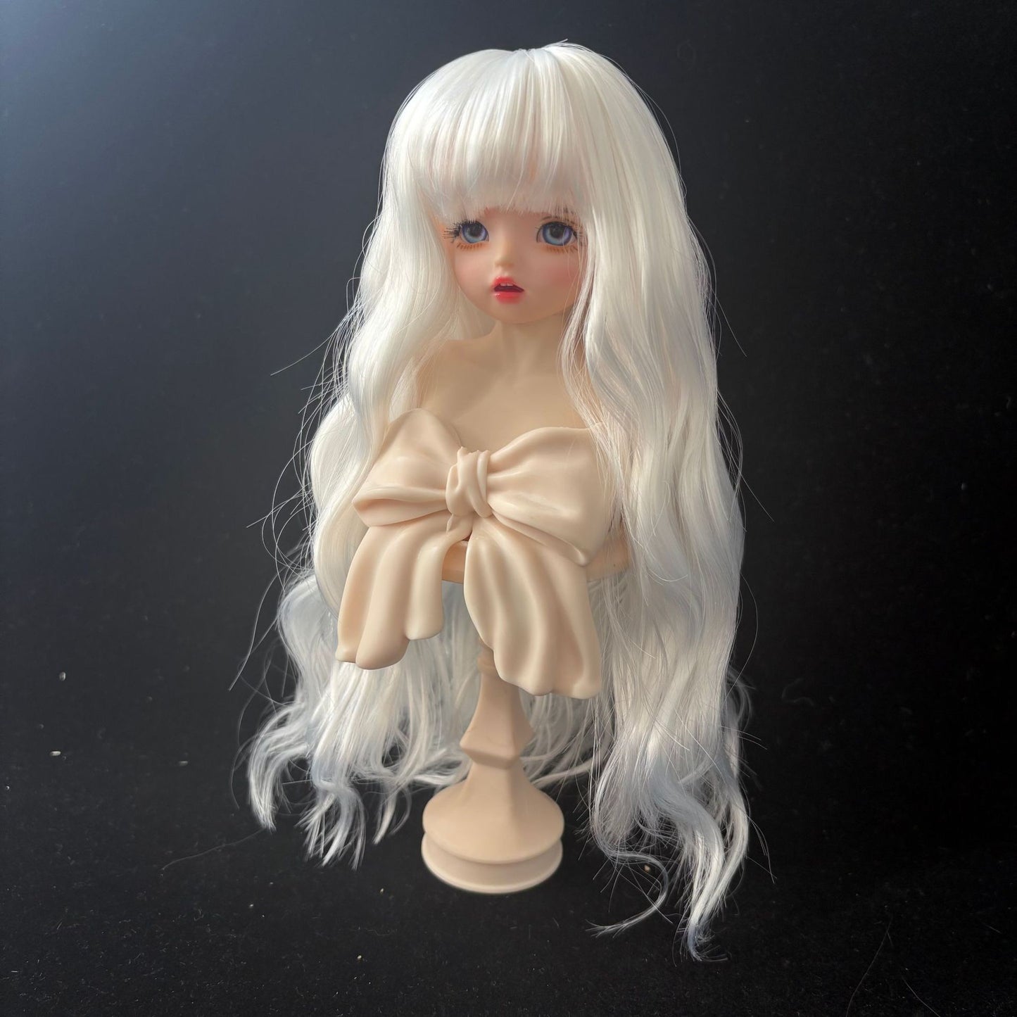 Soft Curly Bangs Doll Wig for 1/4 or 1/6