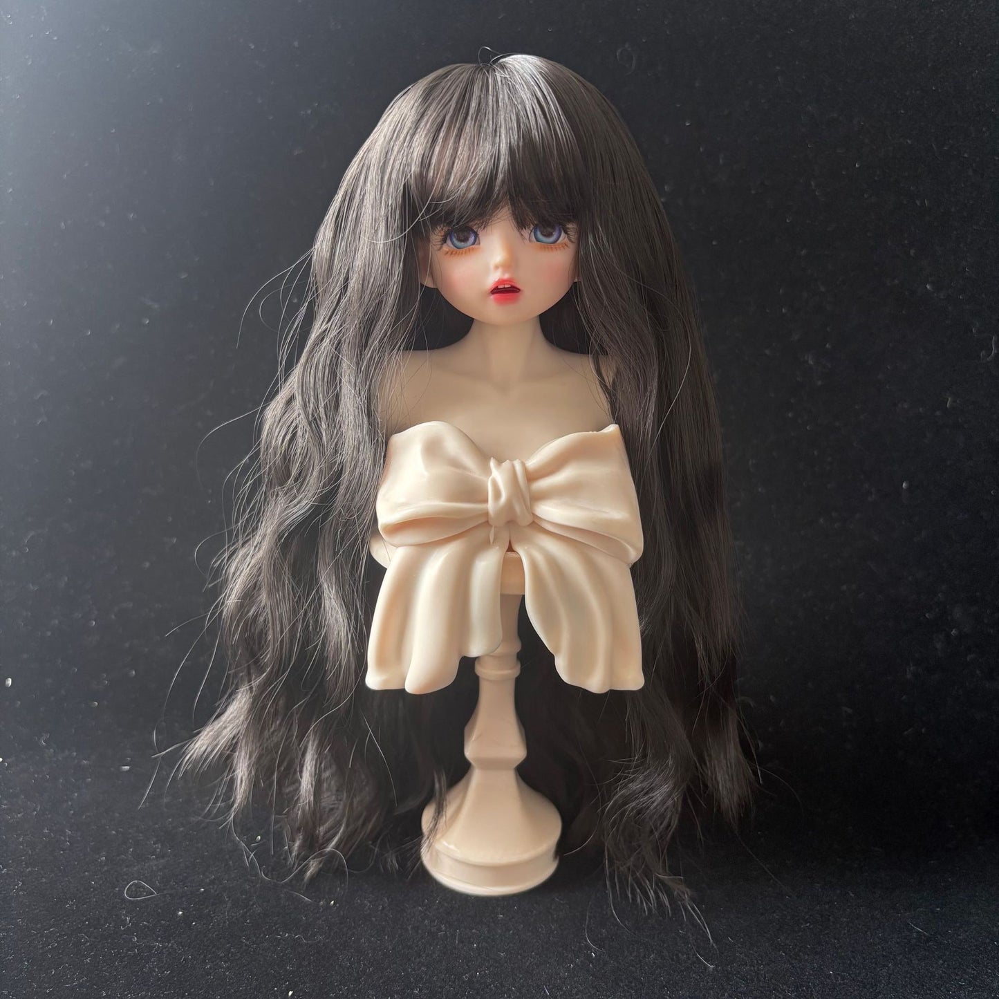 Soft Curly Bangs Doll Wig for 1/4 or 1/6