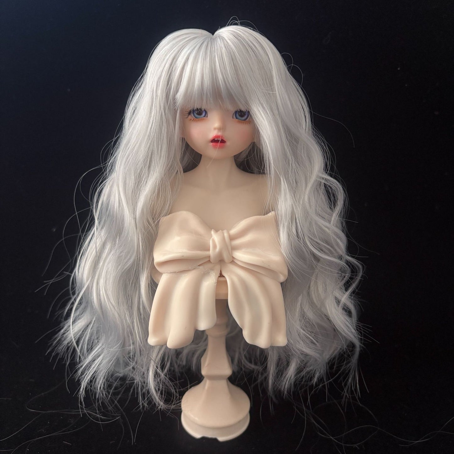 Soft Curly Bangs Doll Wig for 1/4 or 1/6