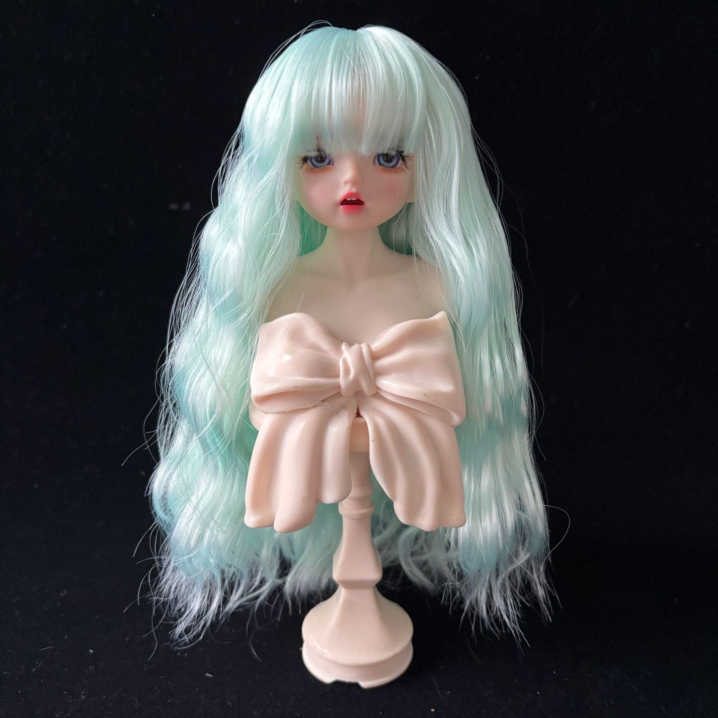 Soft Curly Bangs Doll Wig for 1/4 or 1/6