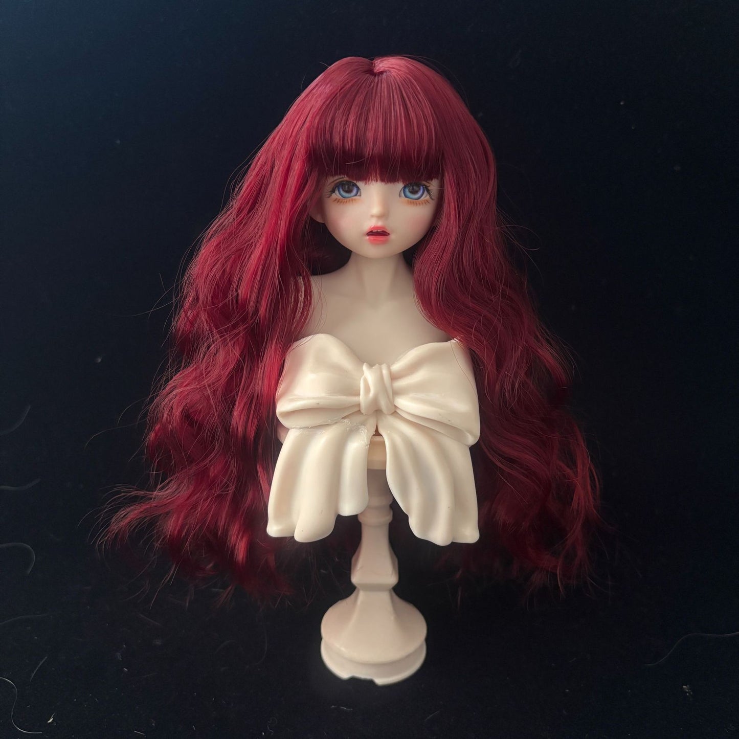 Soft Curly Bangs Doll Wig for 1/4 or 1/6