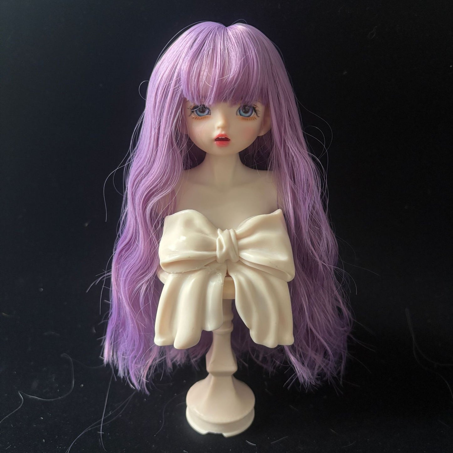 Soft Curly Bangs Doll Wig for 1/4 or 1/6
