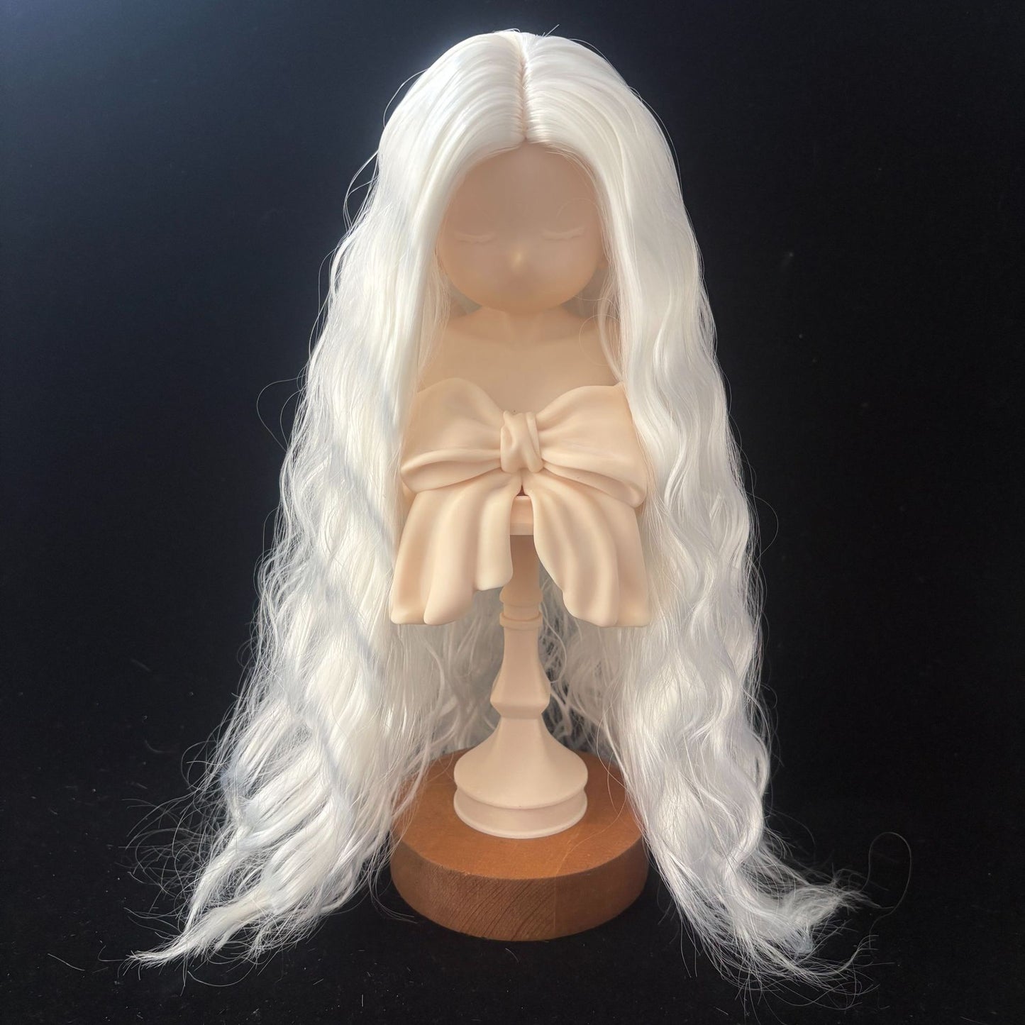 Soft Curly Without  Bangs Doll Wig for 1/4 or 1/6