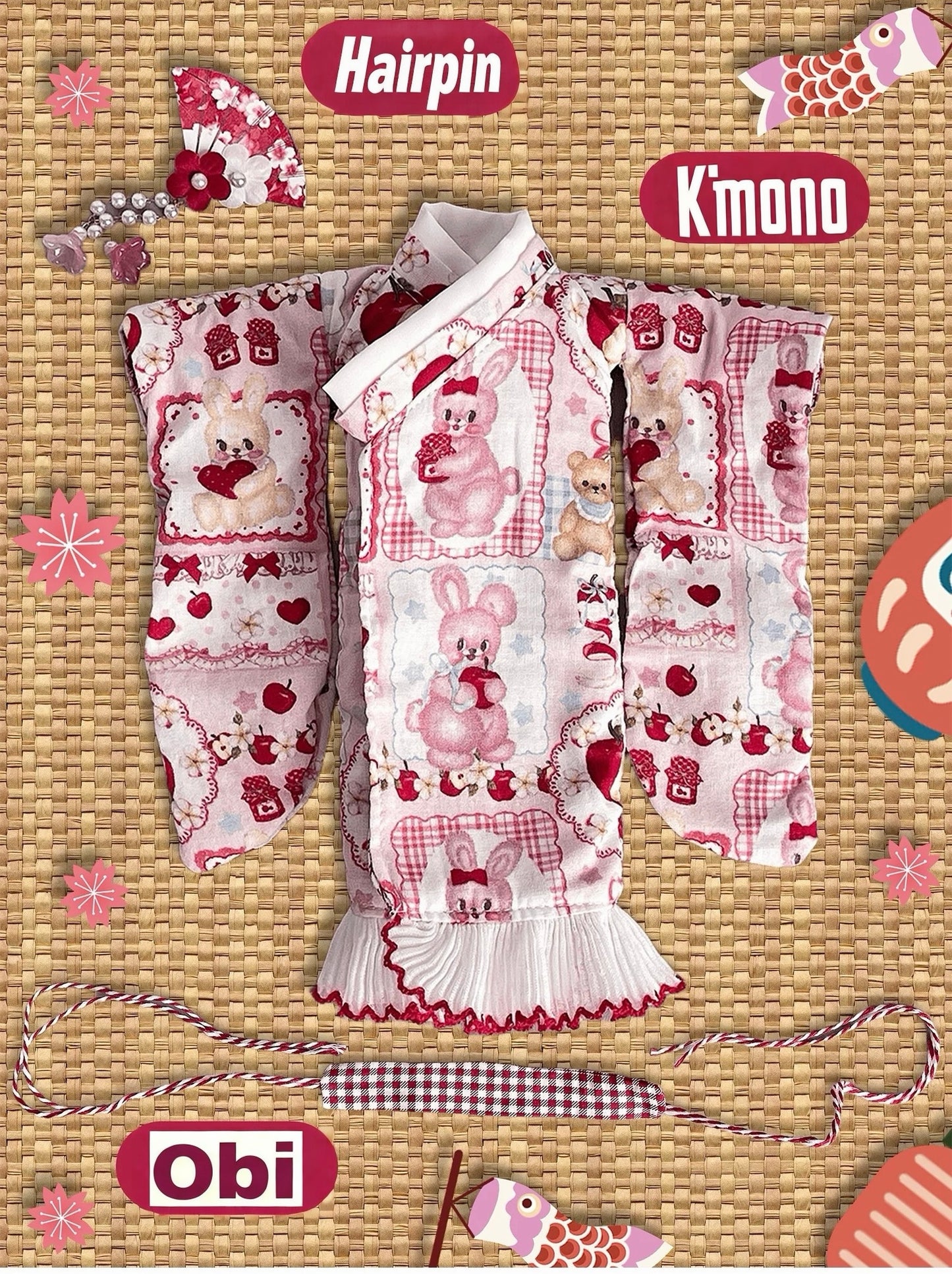 Kimono Serious Outfits for 1/4 & 1/6