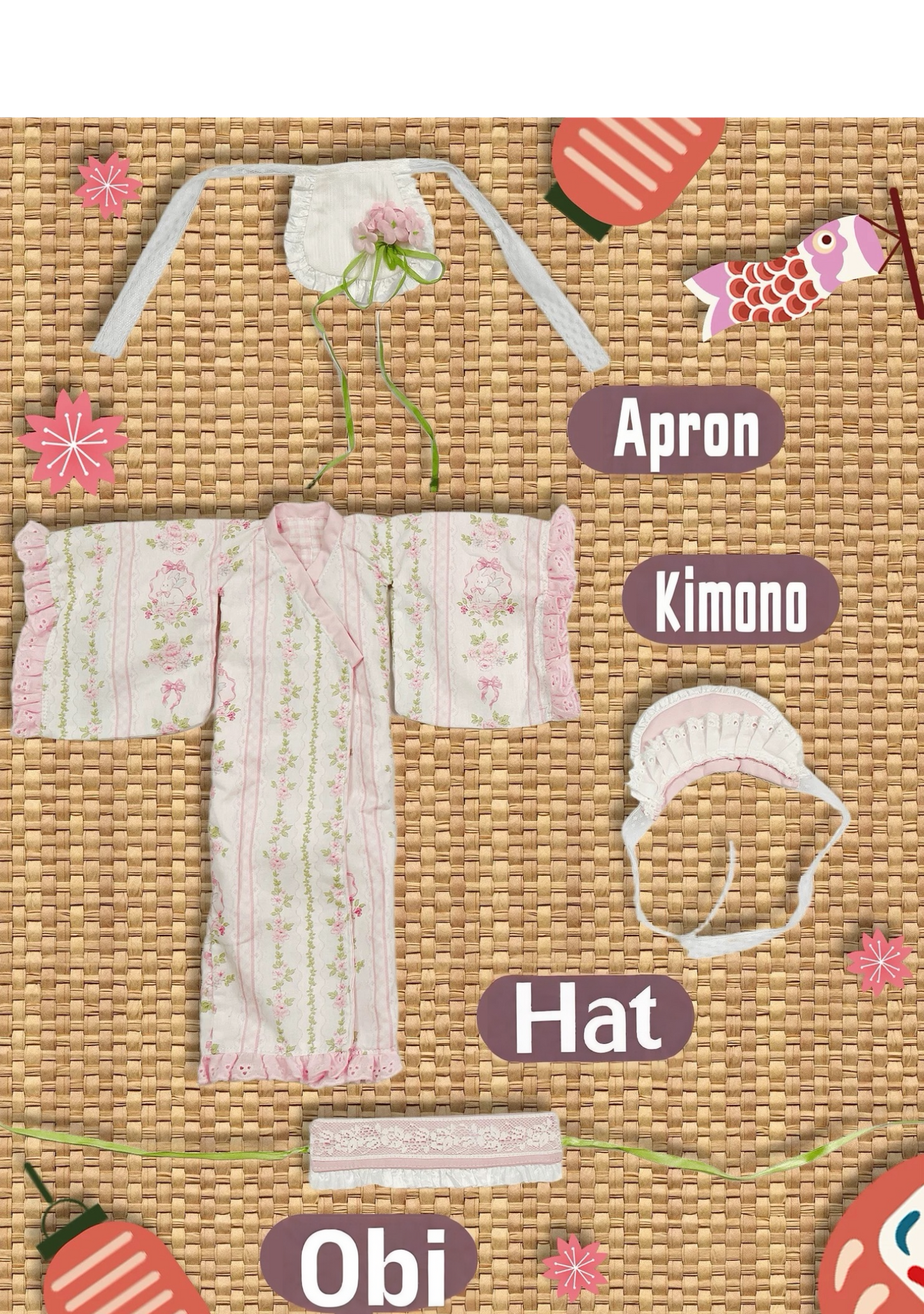 Kimono Serious Outfits for 1/4 & 1/6