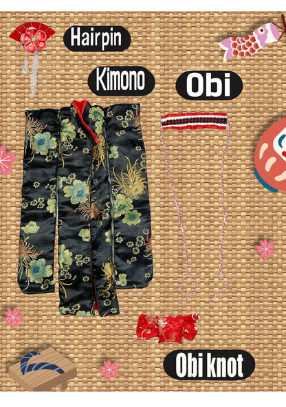 Kimono Serious Outfits for 1/4 & 1/6